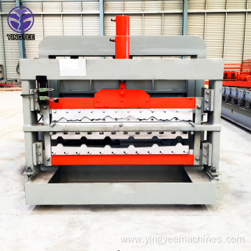 double layer roofing sheet roll forming machine